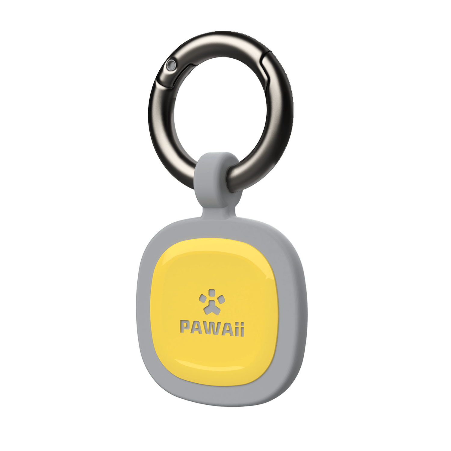 Digital Pet ID Tag Pawaii Yellow